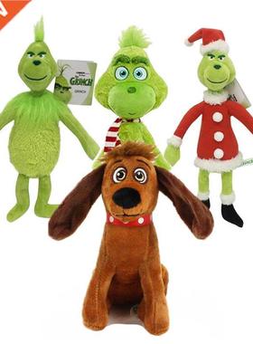 18-32cm Anime How Grinchs Stole Plush Toy Christmas Soft Gri