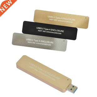 B+M key M2 SATA SSD Enclosure USB 3.0 to M.2 SSD Case USB3.0