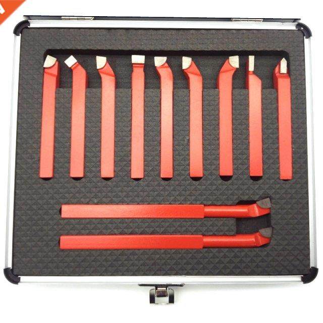 11Pcs 10x10 mm,Carbide Tip Tipped Bit Set Brazed Milling Cut