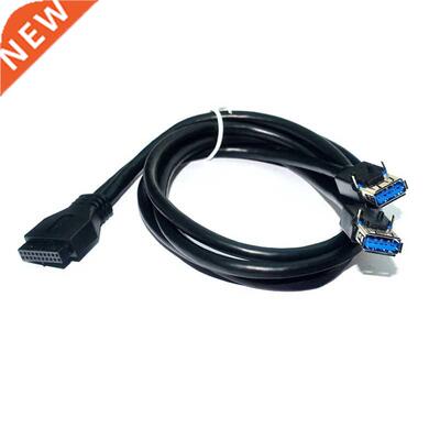 USB 3.0 Cable High Speed 20Pin 2 Port USB3.0 Hub USB 3.0 Fro