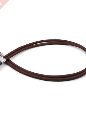 Pair 6N 99.999% 5N Pure Copper RCA Interconnect Cable with C