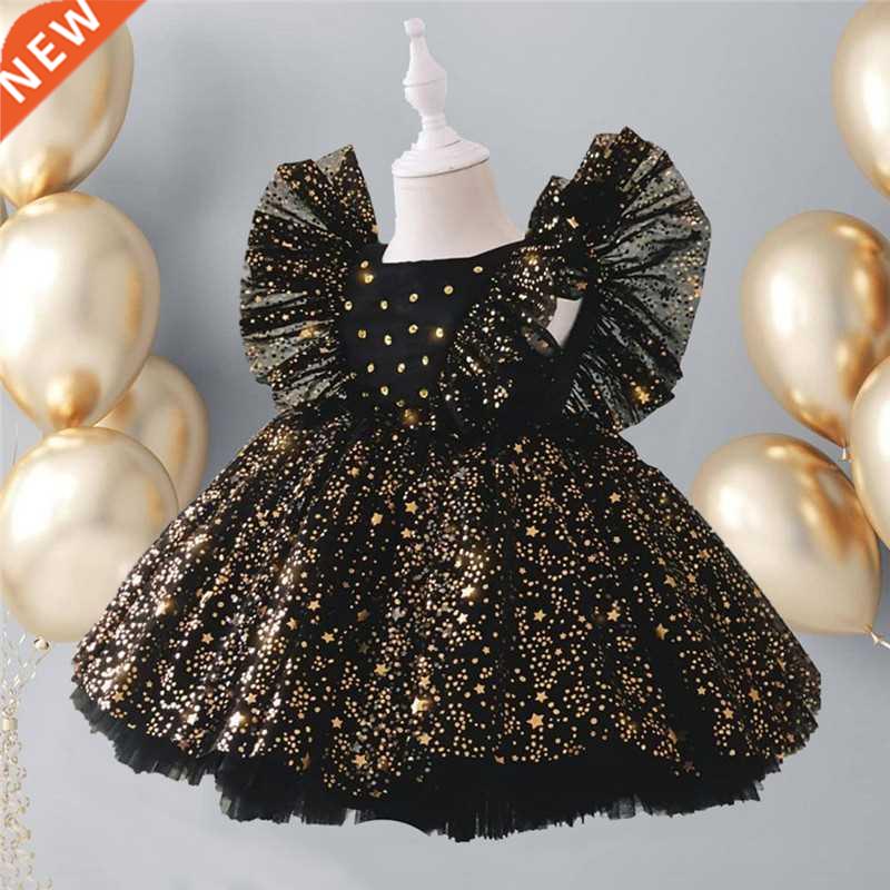 Princess Dress Girls Sequin Tutu Lace Mesh Birthday Prom Tod