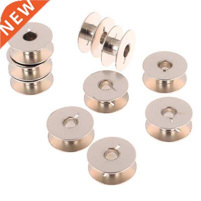 10PCS Metal Bobbins Spool Sewing Craft Tool Stainless Steel