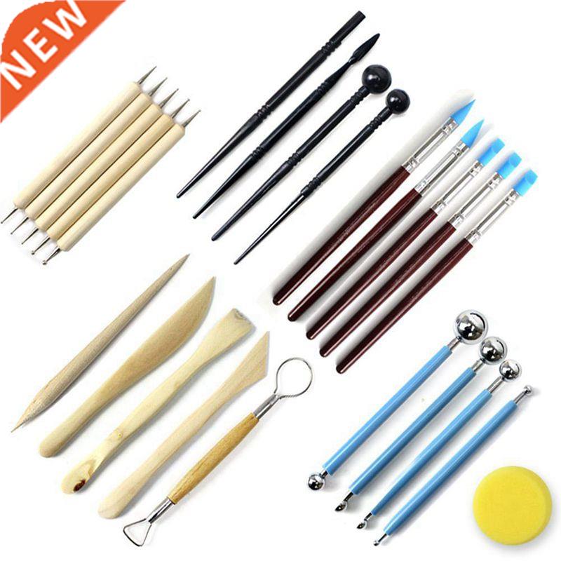 24pcs Ball Stylus Dotting Tools, Clay Pottery Modeling Set C