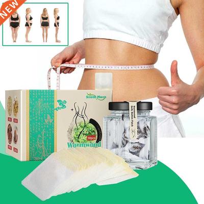 0pcs/box Wormwood Weight Loss Navel Sticker Natural Herbal