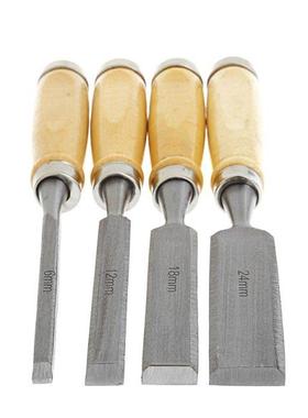 2021 New 4Pcs/Set Wood Sculpture Flat Chisel DIY Woodworking