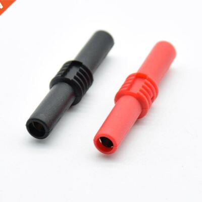 2Pcs Extension Insulated Banana Plug Connector Coupler PVC B