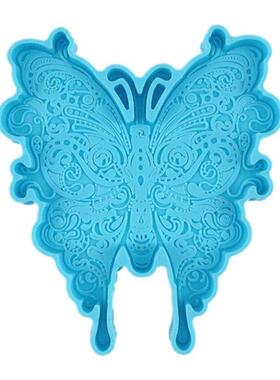 Butterfly Coaster Epoxy Resin Mold  Crafts Cup Mat Silico