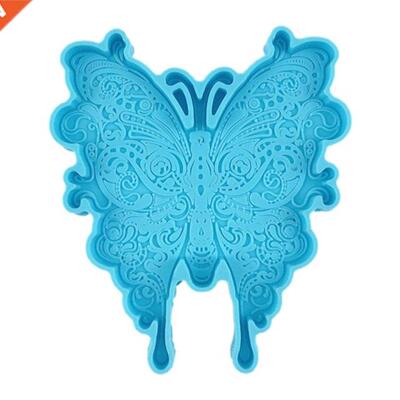 Butterfly Coaster Epoxy Resin Mold  Crafts Cup Mat Silico