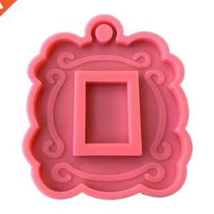 Mold Shiny Christmas Keychain Frame Resin Decoration Epoxy