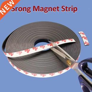 Strip Self Adhesive Strong Tape Magnet Magnetic Rub Flexible
