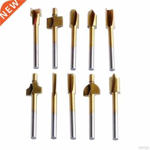 Titanium For Mini Trimmer Shank Hss Router 10Pcs Bits 3mm