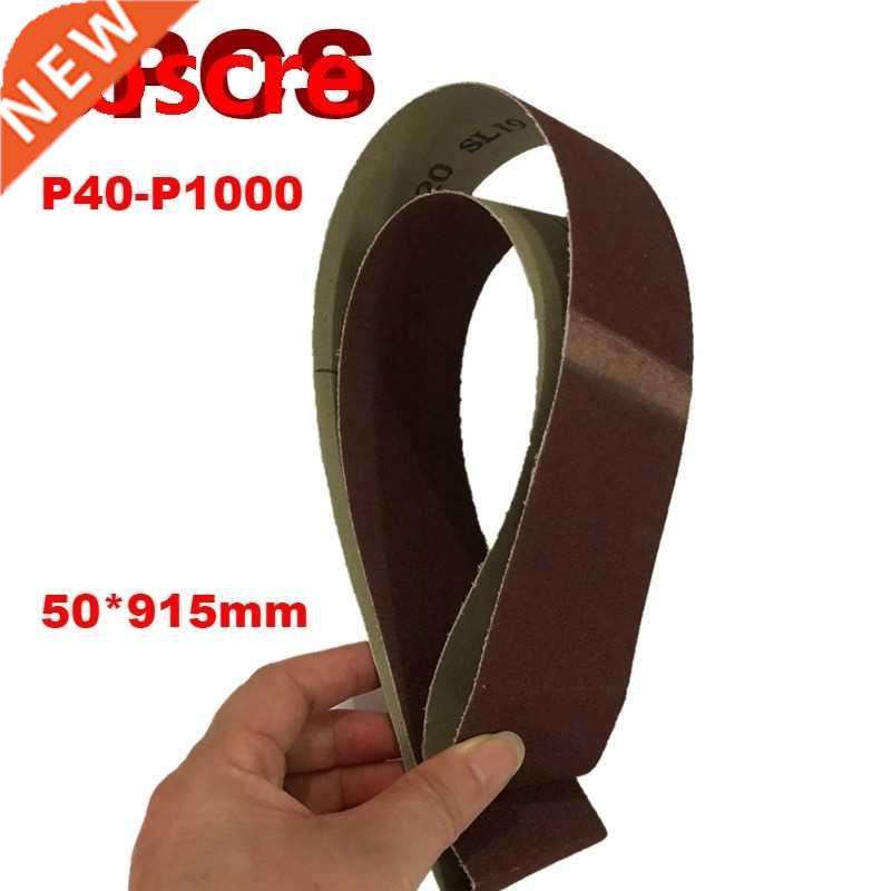5Pcs 915mm*50mm Oxide Sanding Belts 40-1000 Grits Sandpaper