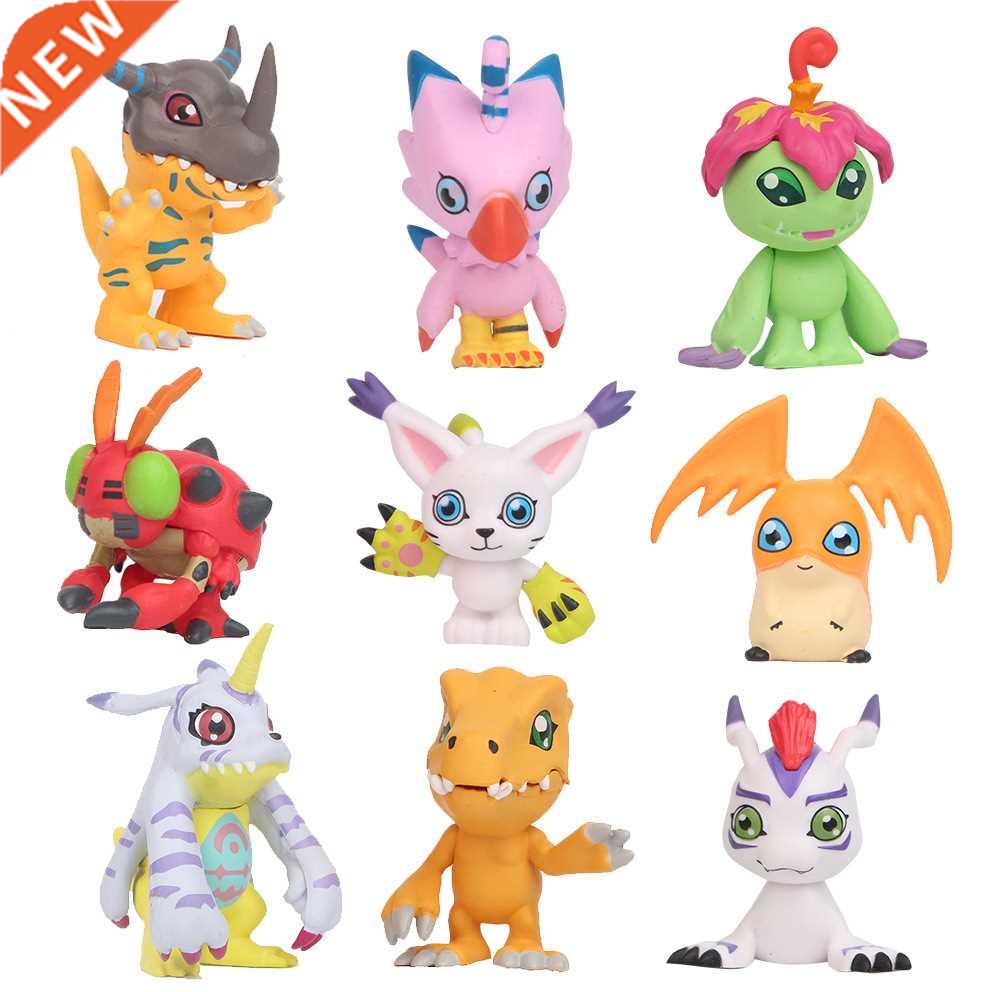 9pcs/set Japan Anime Digital Monster Digimon Figure Toys