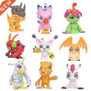 9pcs/set Japan Anime Digital Monster Digimon Figure Toys