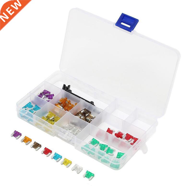 100X Assorted Car Low Profile Mini Blade Fuse 3A 5A 7.5A 10A