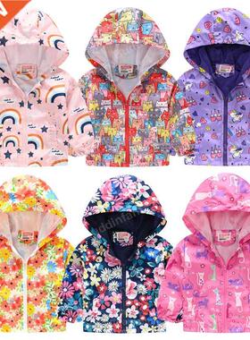 windbreaker for girls Children's jacket Child coat unicorn r