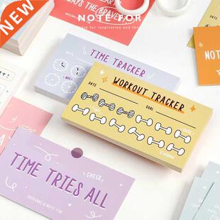 30 Sheets Small Habit Series Memo Pad Journal Decoration Mat