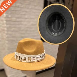 jazz hat British Fedora styl winter ladies and Retail autumn