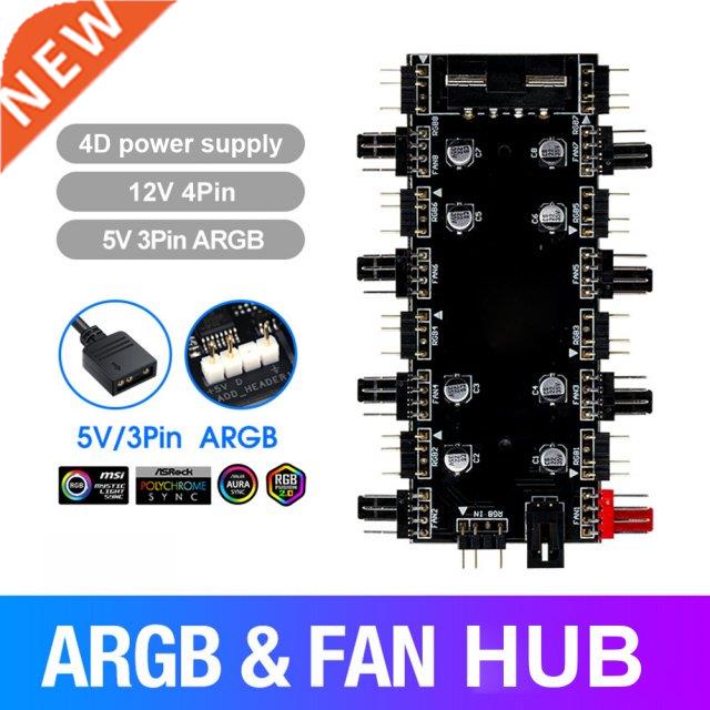 5V/3/12V4 Pin Adapter Converter Card Module Board ARGB 4 Pin
