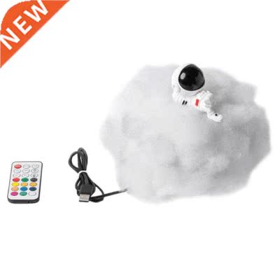 Creative LED Colorful Cloud Astronaut Lamp With Rainbow Effe