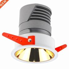 Modern Hotel 10W Flexible Adjustable Cob Led Reces Spotlight