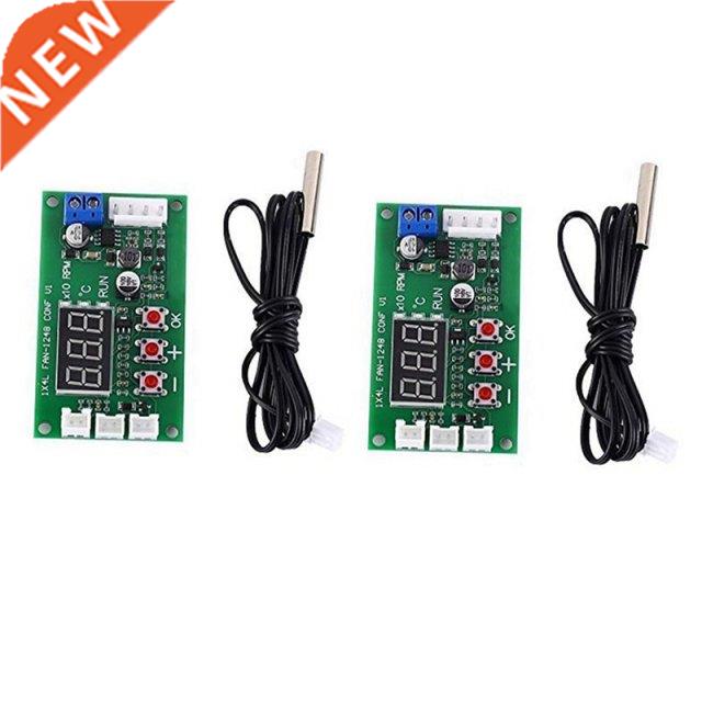 2 Pack HOT-DC 12V 24V 48V 5A 2 3 4 Wire PWM Motor Fan Speed