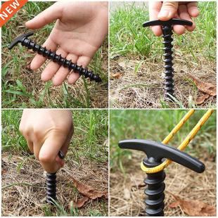 Anch Ground Pack Outdoor Camping 10pcs Nails Pegs Tent Screw