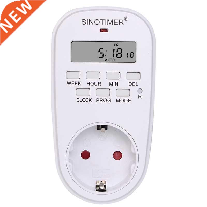 EU UK US BR Plug Digital Weekly Programmable Electrical Wall