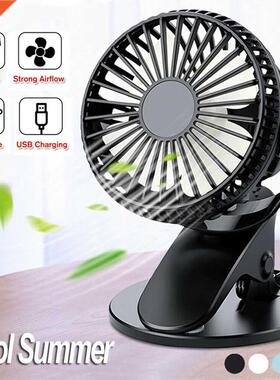 Portable USB Table Fan Clip-on Type Rechargeable Cooling Min