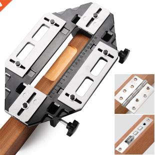 Hinge Positioning Slotting Machine Installation Wooden Door