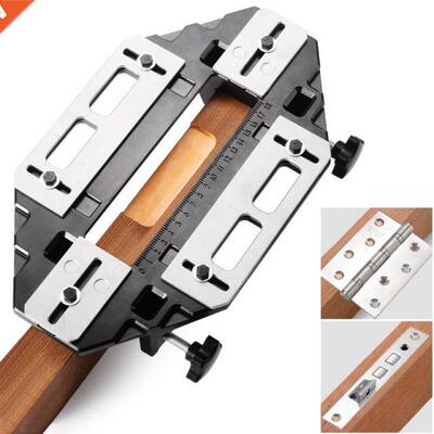 Hinge Positioning Slotting Machine Installation Wooden Door
