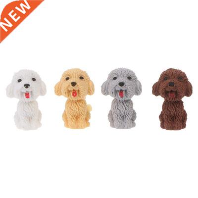 Mini 3D Cute Cartoon Dog Rubber Pencil Eraser School Student