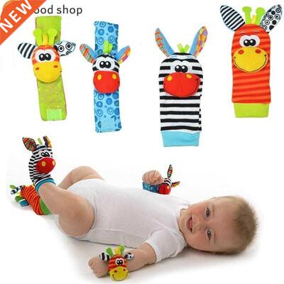 Infant Baby Kids rattle toys Wrist Foot Socks for Newborn