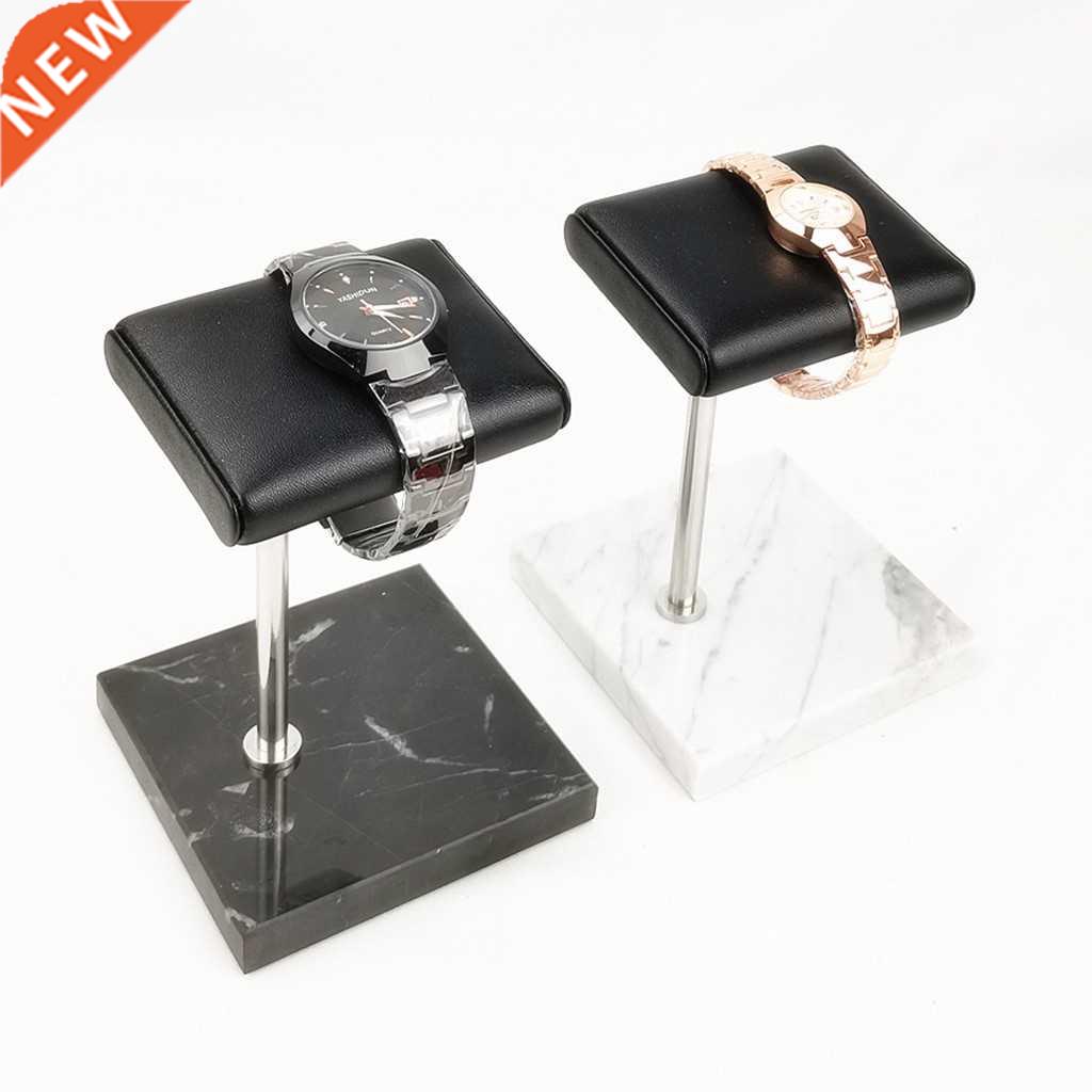 New Marble and PU Leather Watch Holder Stand Storage Boxes