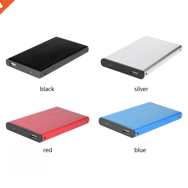 New Portable 480Mbps USB 2.0 Mobile Hard Drive Disk Case Alu