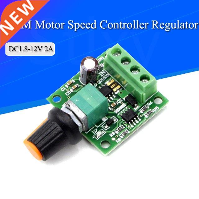 DC 1.8V 3V 5V 6V 12V 2A PWM Motor Speed Controller Low Volta