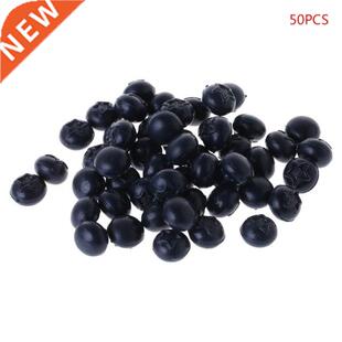 50pcs Lifelike Artificial Blueberry Plastic Fake Fruit Displ