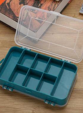 13 Grids Tool Box Double-Side Tool Box Organizer Storage Box