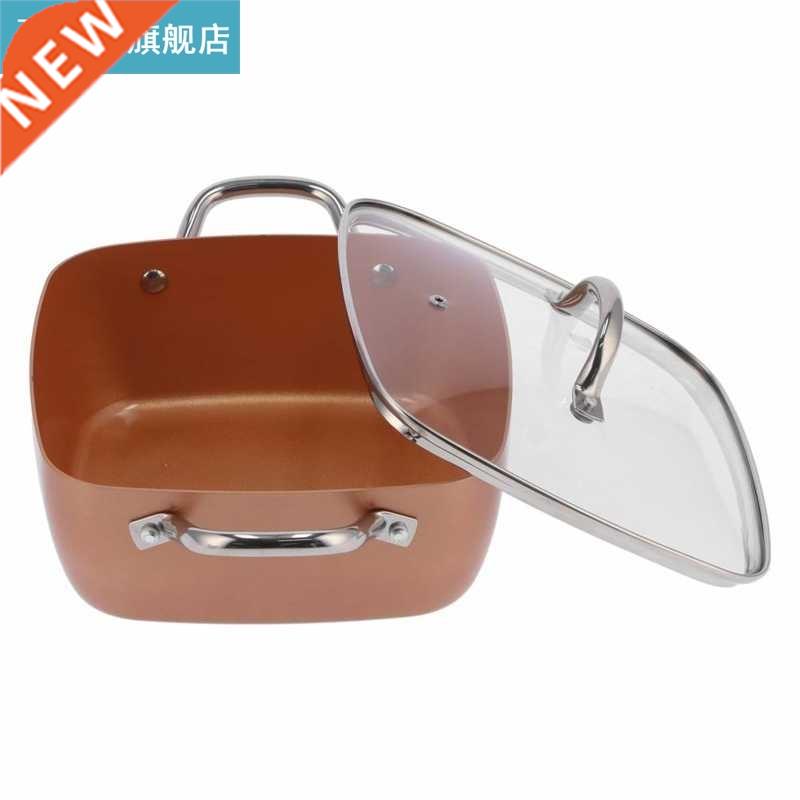 Stir Fry Pan Frying Pan Anti?scratch Round Handle with Stea