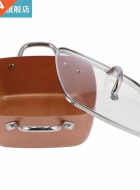 Stir Fry Pan Frying Pan Anti?scratch Round Handle with Stea