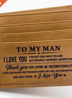 CEXIKA Personalized Wallet Father's Day Gifts for Men/Him/Hu