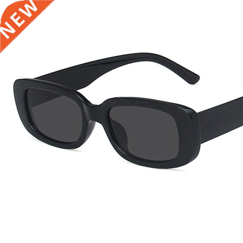 2022 Square Lady Sunglasses Luxury Brand Travel Small Rectan