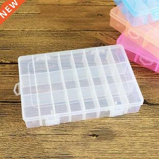 Embroidery Needlework Storage Rubber Plastic Box Ban Grid