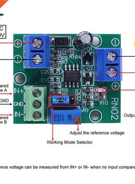 DC 5V 12V 24V Voltage Comparator Module Voltage Signal Thres