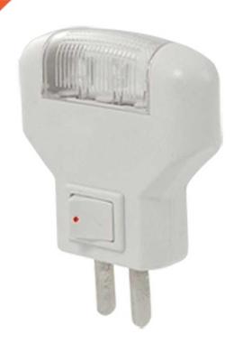 Thuis 3 Led-lampen Wit Decoratie US Plug AC110V-220 V
