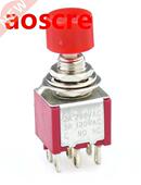 Push 120V Switch Button Cap Red DPDT Momentary