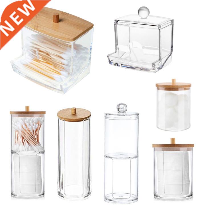 Makeup Cotton Pad Organizer Bathroom Storage Box For Cotton