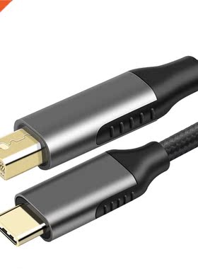 1.8M USB Type C 3.1 to Mini DisplayPort Cable DP 4K 60HZ Di