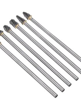 6pcs 1/4 Shank Tungsten Carbide Burr Rotary Drill Bits Tool